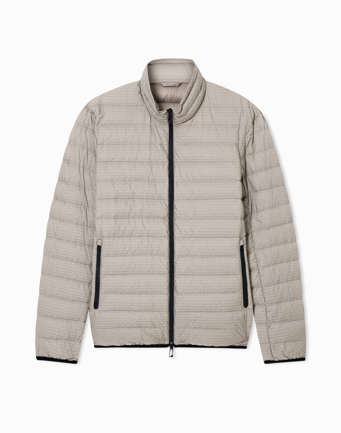 water-repellent-down-jacket-in-quilted-nylon-with-jacquard-lettering-logo-grey--emporio-armani
