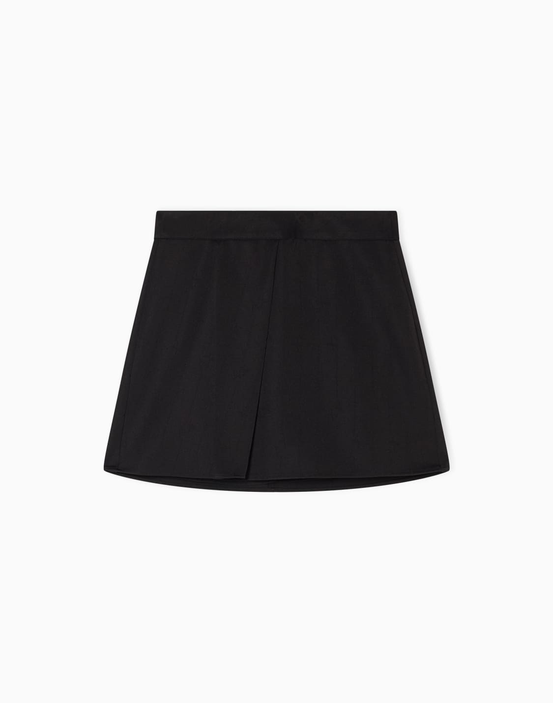 short-skirt-in-allover-jacquard-black--armani-exchange
