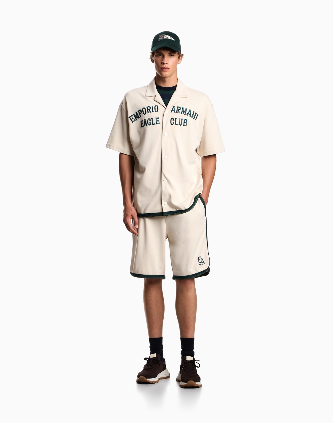 eagle-club-ショトパンツ-ジャジ-パスメントリテプ-ホワイト--emporio-armani