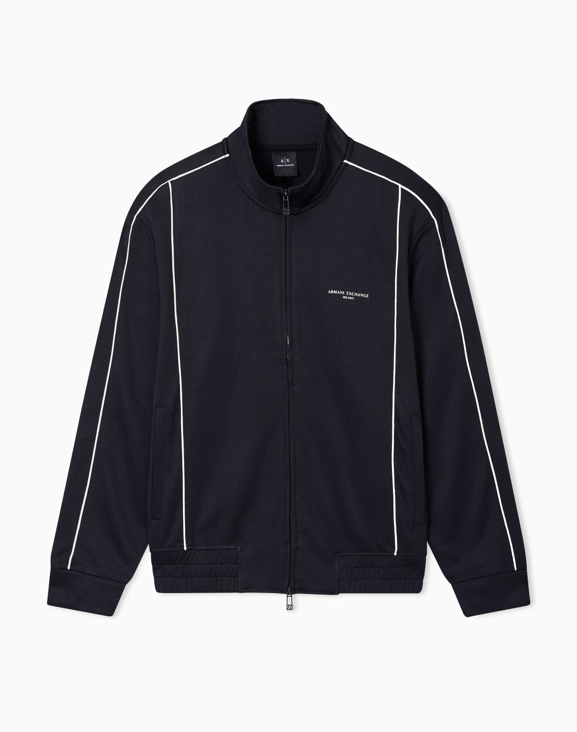 sweatshirt-mit-durchgehendem-reiverschluss-und-kontrastierender-paspelierung-schwarz--armani-exchange