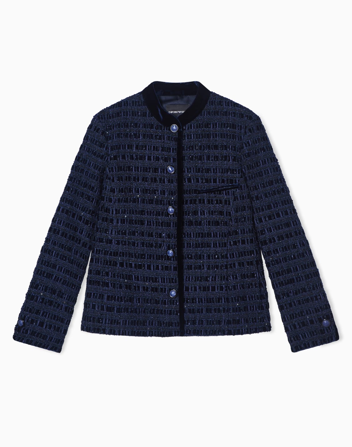 lurex-tweed-jacket-with-micro-sequins---emporio-armani