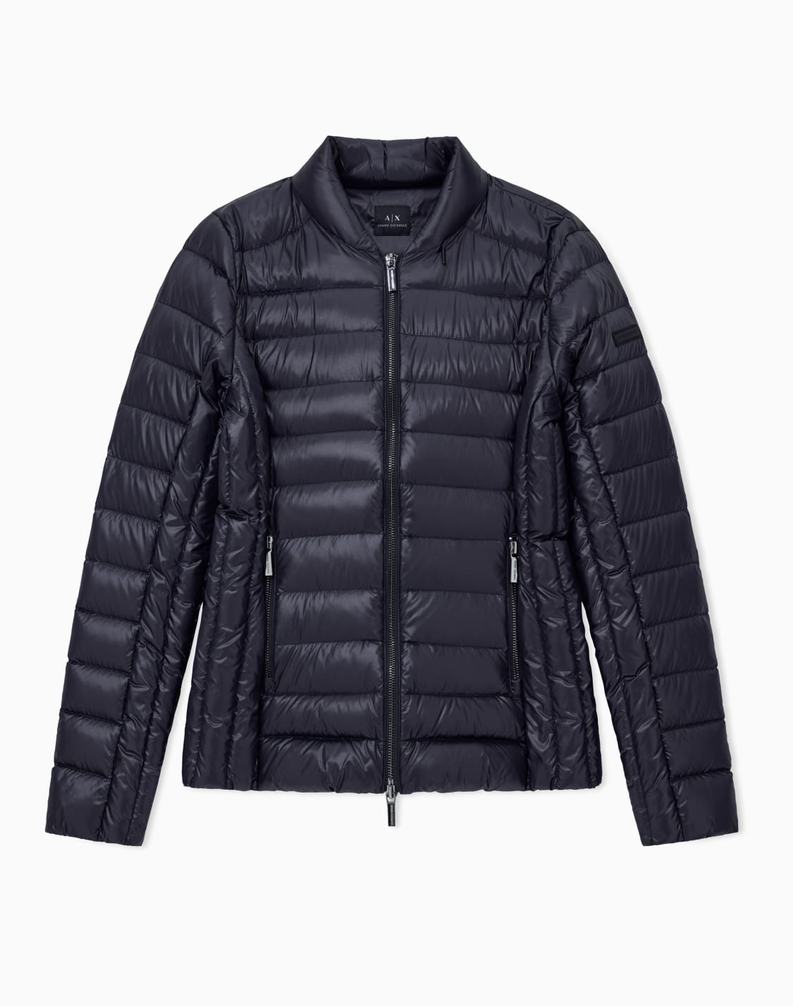 オンライン限定フド内蔵-ダウンジャケット-ブラック--armani-exchange
