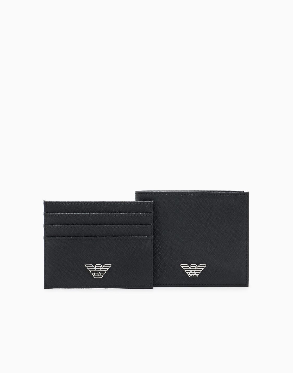 caja-regalo-con-cartera-y-tarjetero-en-piel-saffiano-regenerada-con-placa-de-guila-asv-negro--emporio-armani