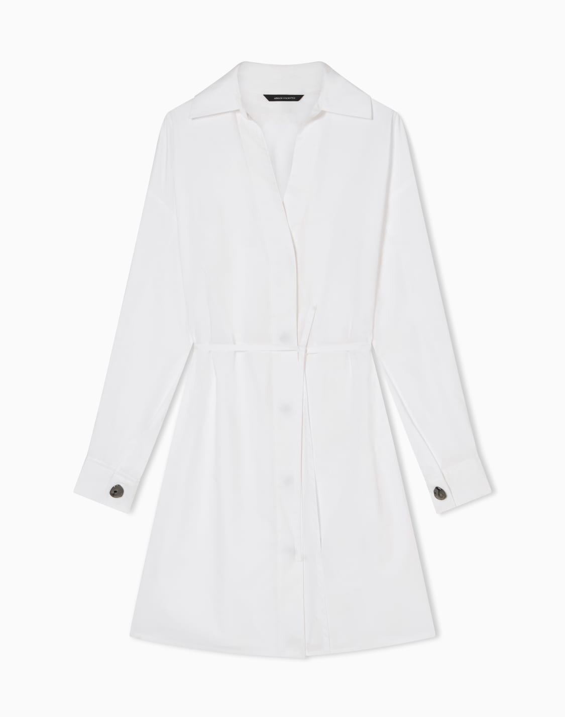 short-chambray-dress-blanc--armani-exchange