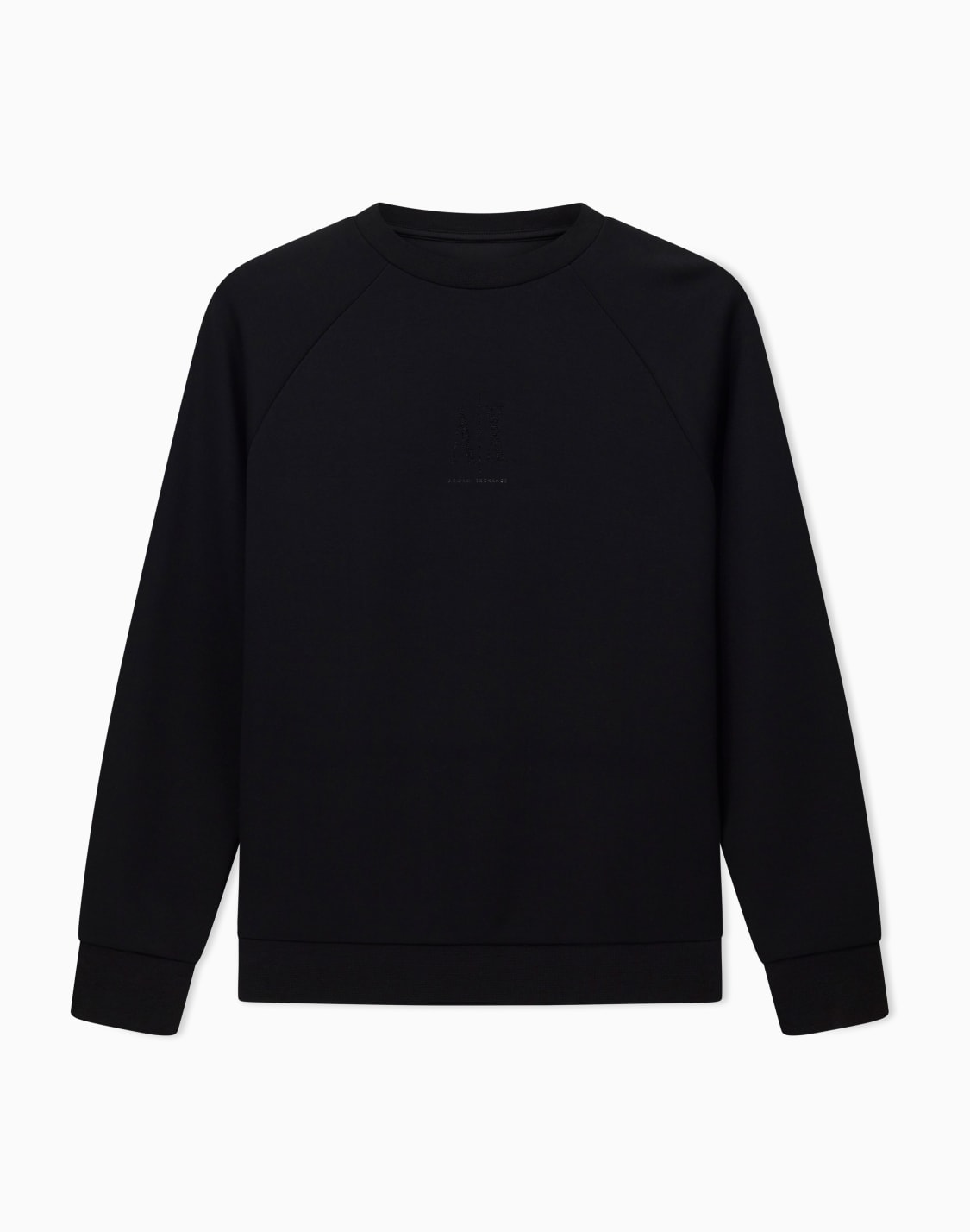 glitter-logo-crewneck-sweatshirt-black--armani-exchange