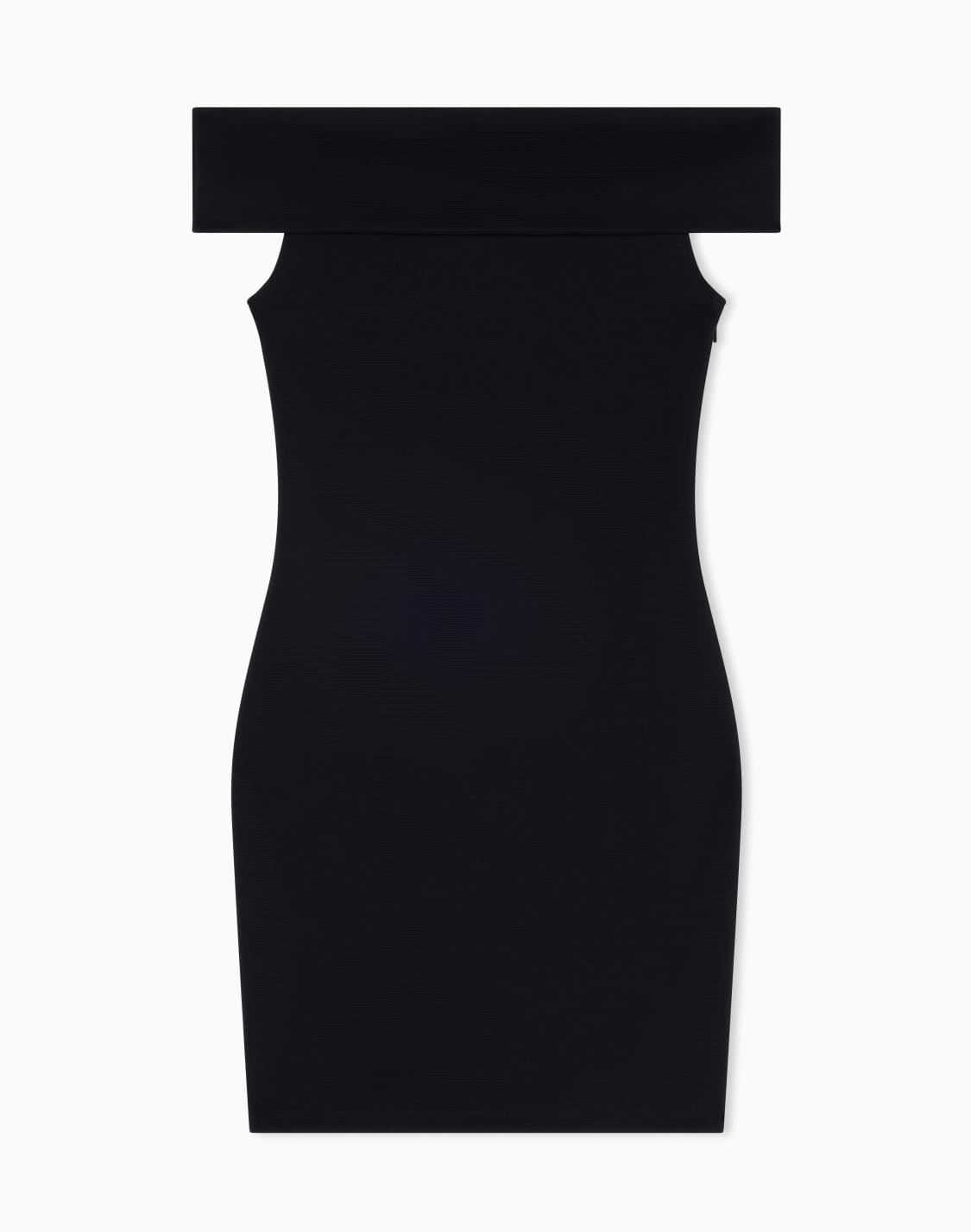 short-dress-in-technical-fabric-black--armani-exchange