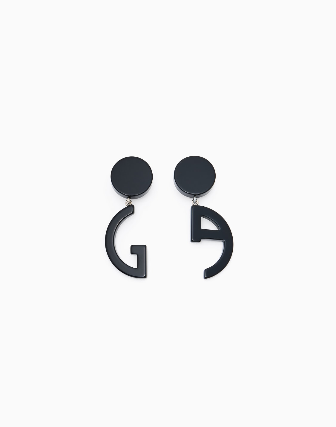 earrings-with-ga-resin-pendants-black--giorgio-armani