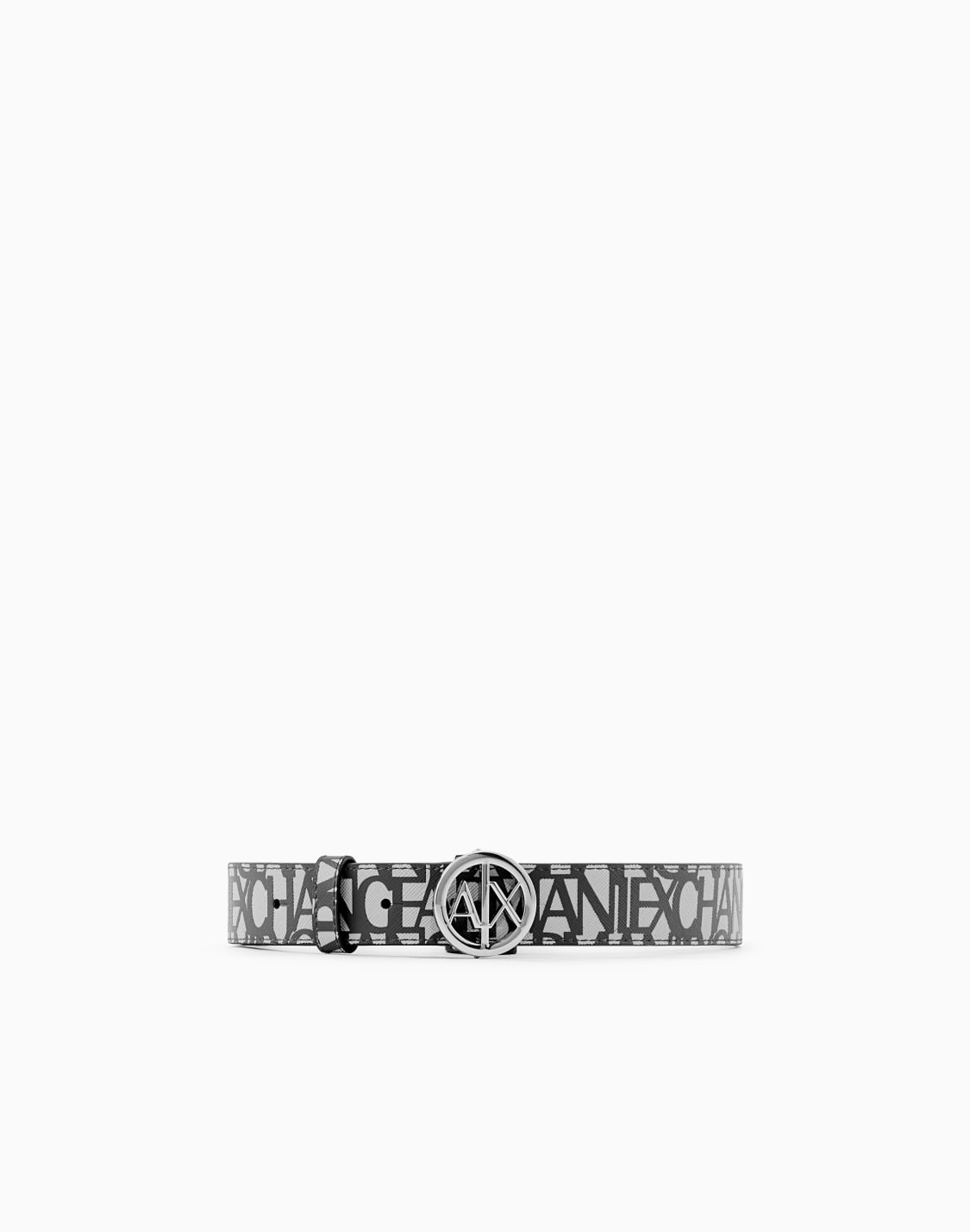 ceinture-en-co-cuir-avec-boucle-logo-ronde-noir--armani-exchange