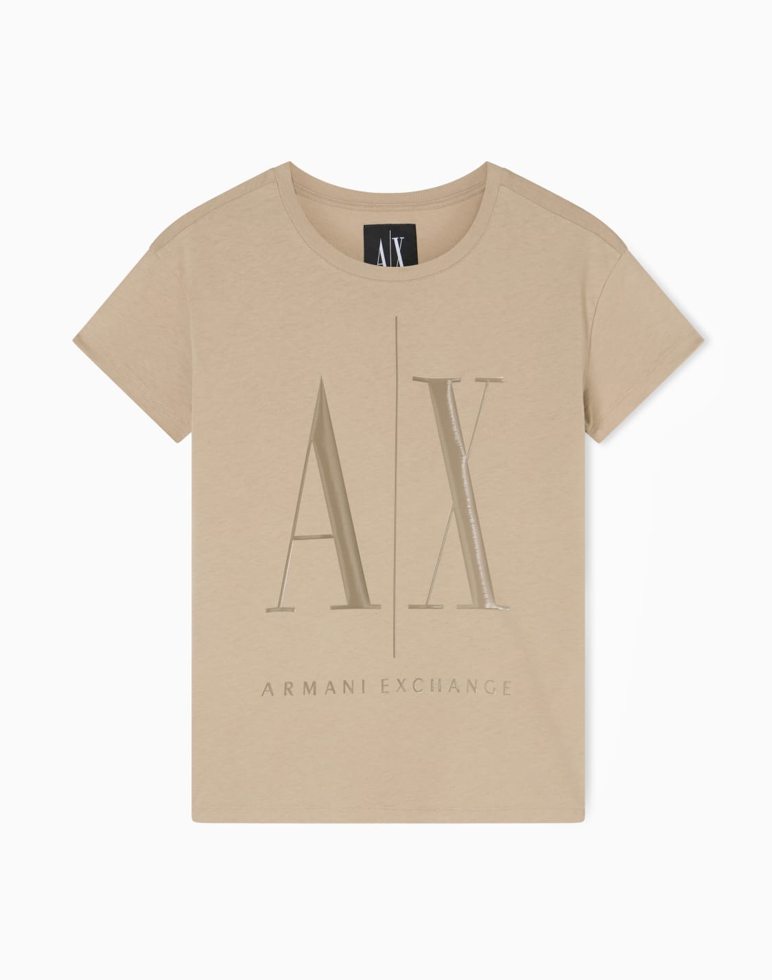 relaxed-fit-cotton-t-shirt-beige--armani-exchange