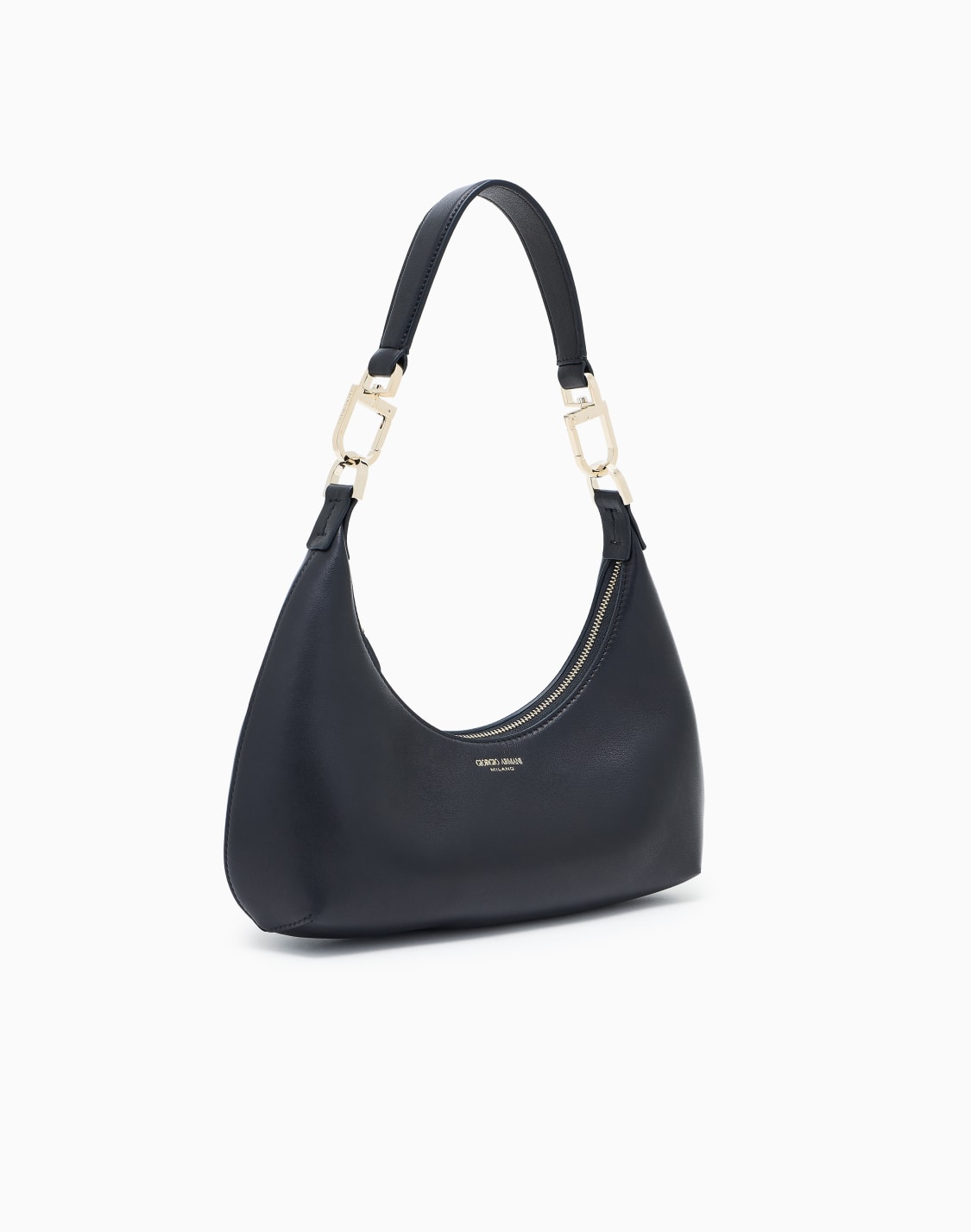 hobo-la-prima-format-moyen-en-nappa-noir--giorgio-armani