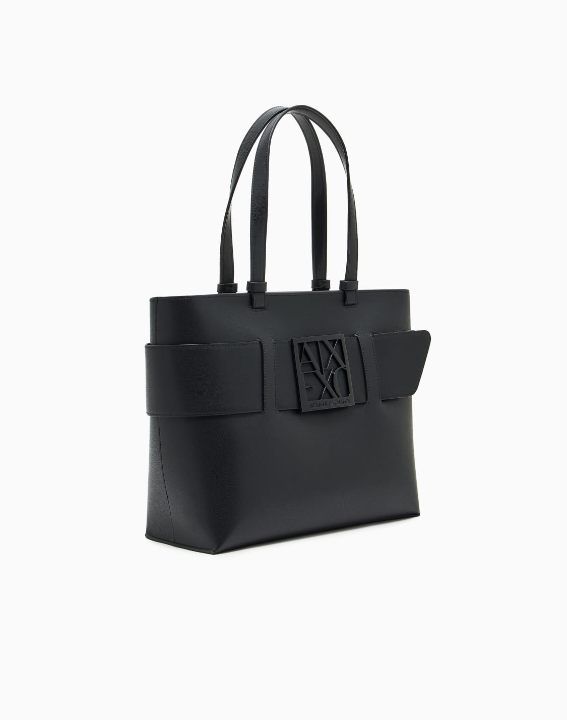 bolso-shopper-mediano-con-monograma-tono-sobre-tono-negro--armani-exchange
