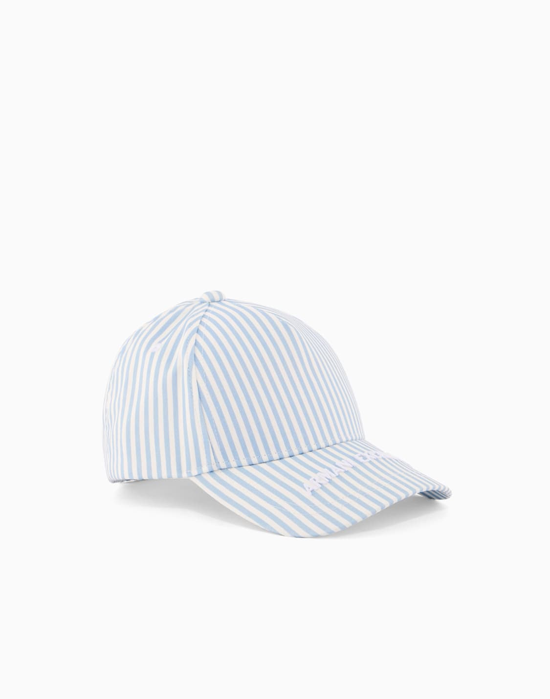 axロゴ-ストライプ-キャップ-ライトブル--armani-exchange