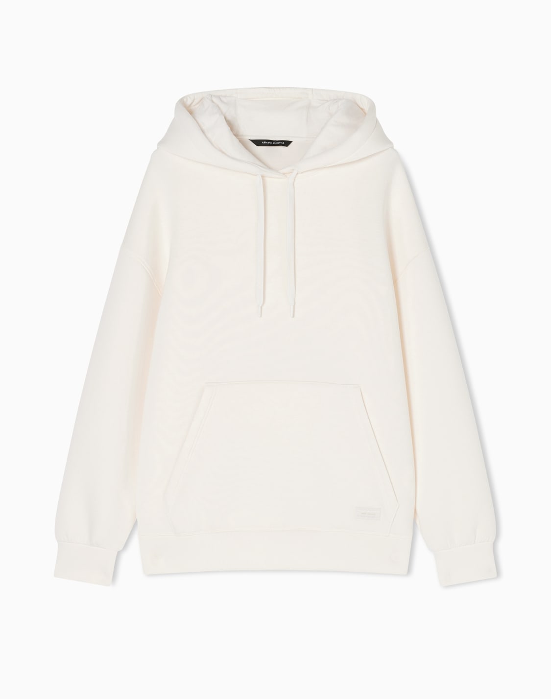 hoodie-in-technical-fabric-white--armani-exchange