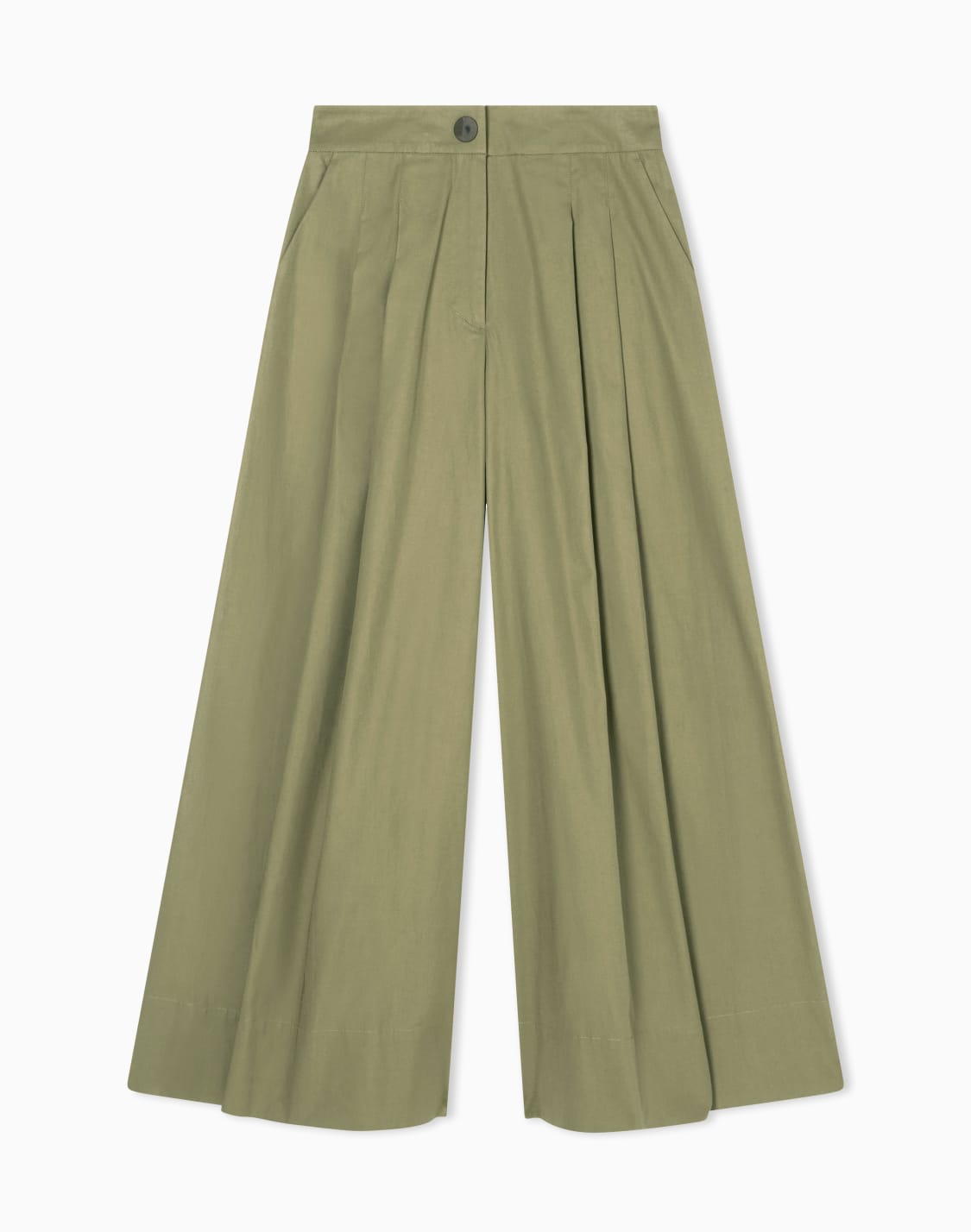 cotton-twill-palazzo-trousers-green--armani-exchange