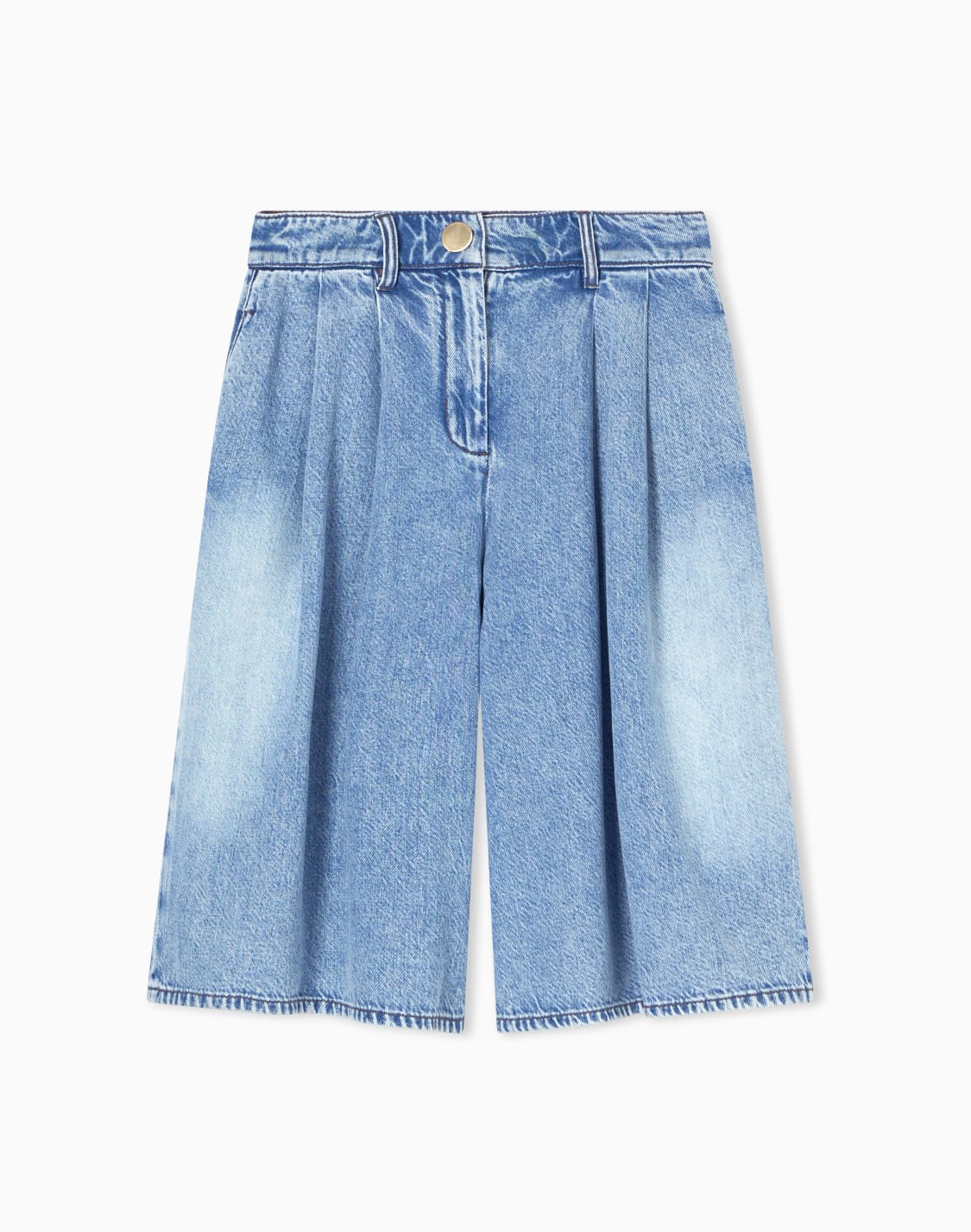 ライトブルデニム-バルミュダパンツ-ブル--armani-exchange