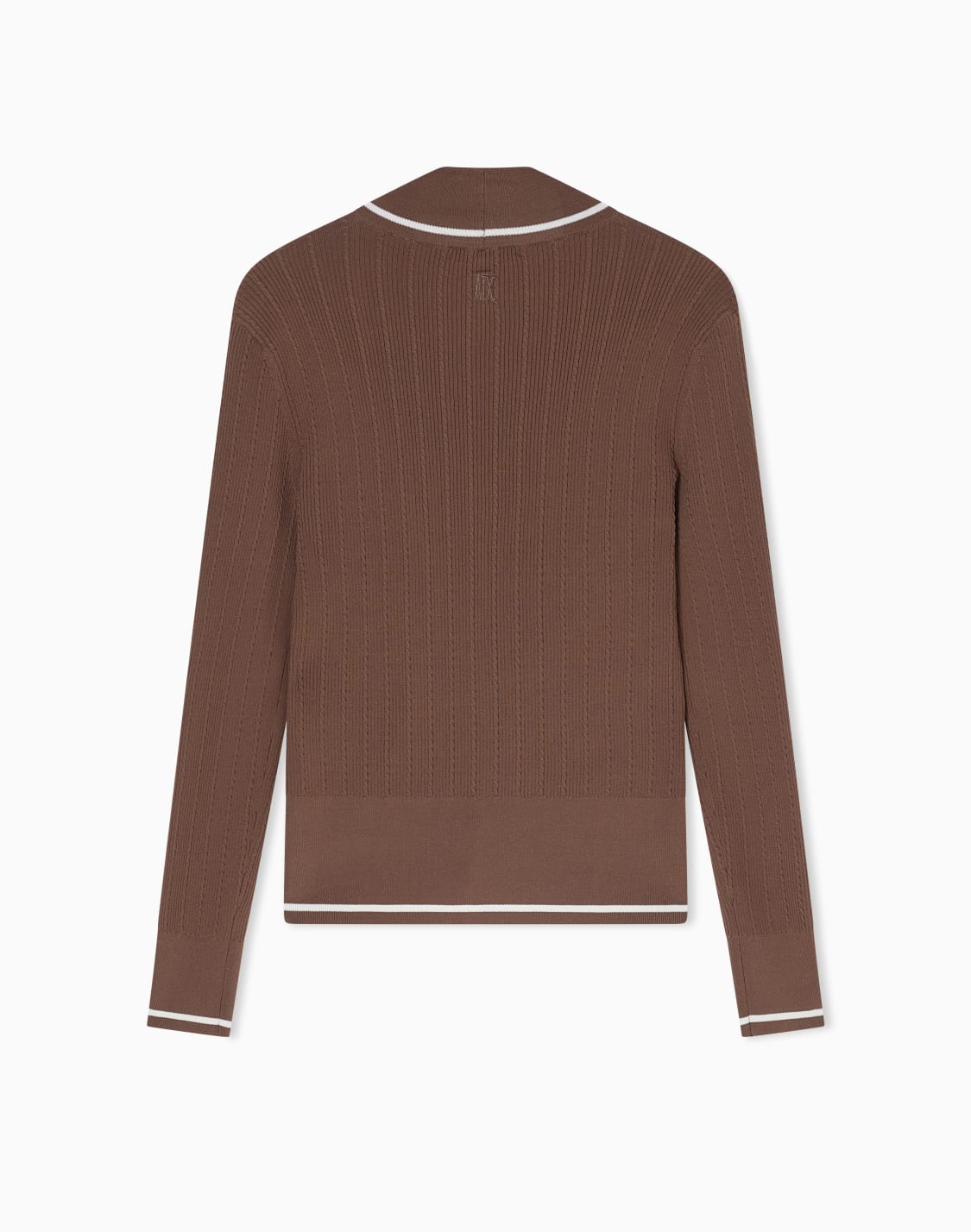 vネック-ニットプルオバ-ブラウン--armani-exchange