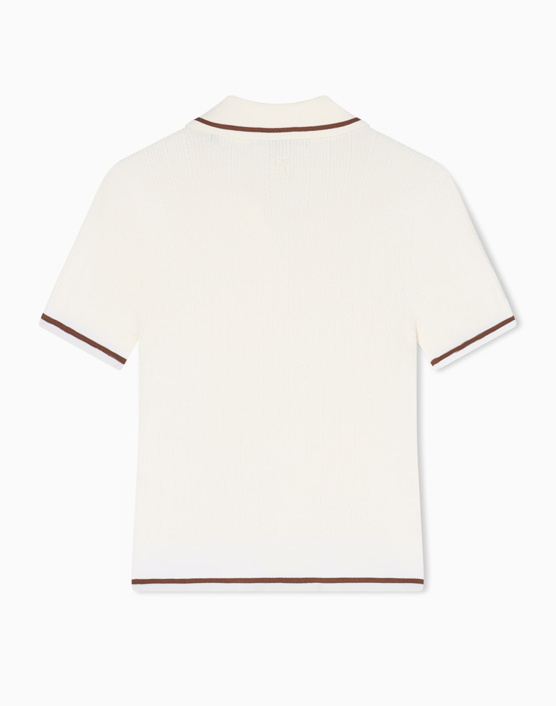 vネックニットポロシャツ-ホワイト--armani-exchange