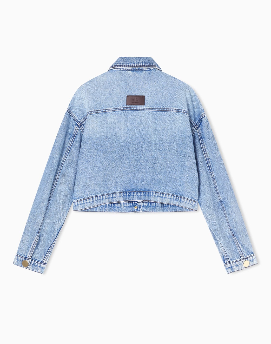 ライトブルデニムジャケット-ブル--armani-exchange