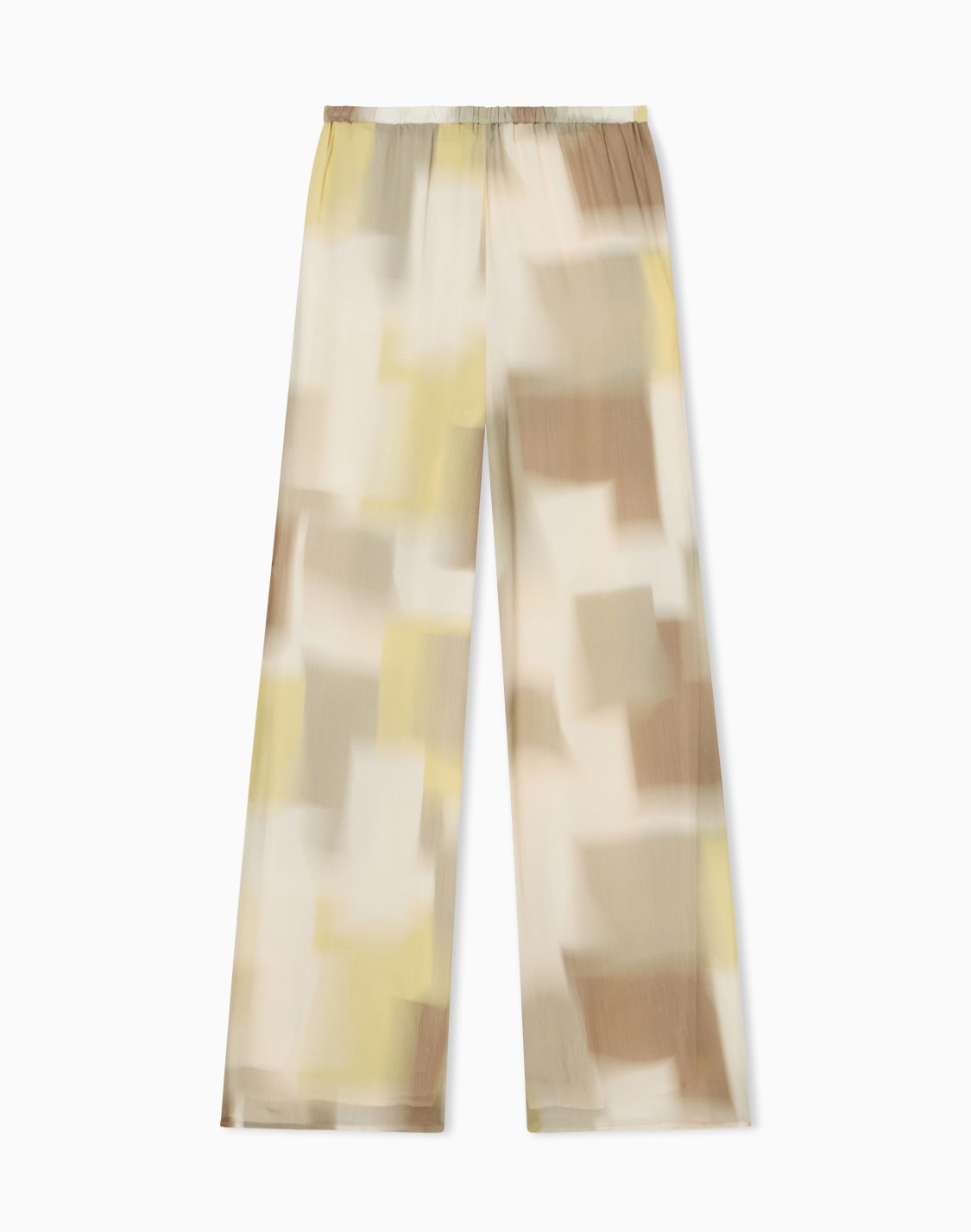 クリンクルィスコス-シアリラックスパンツ-ベジュ--armani-exchange