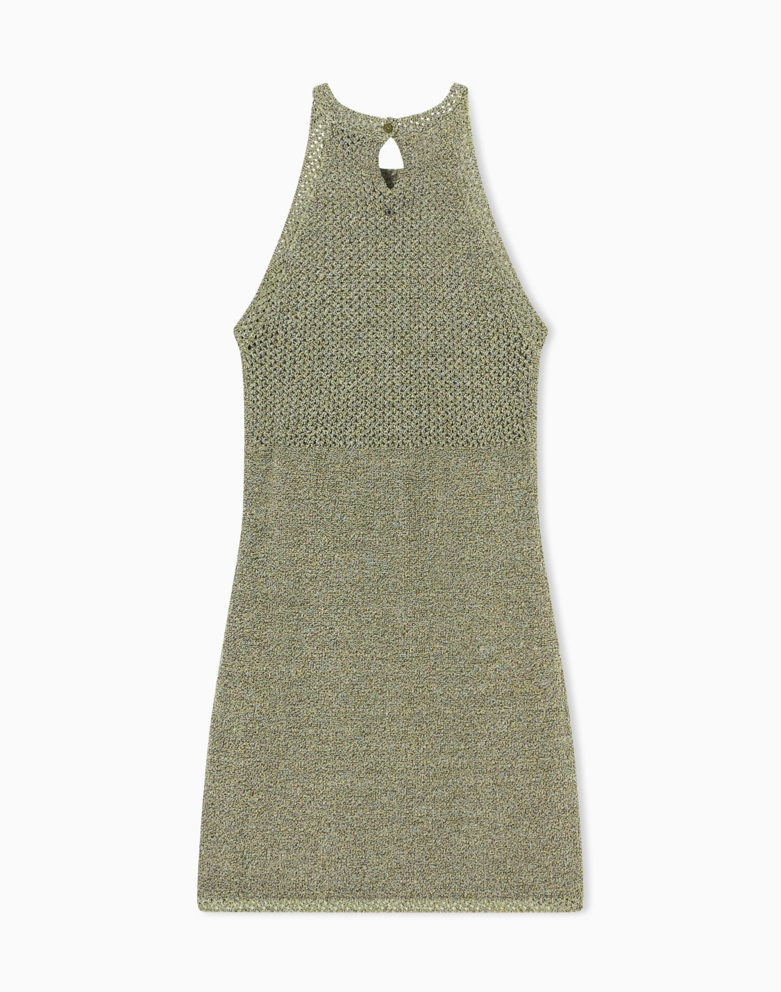 metallic-short-dress-verde--armani-exchange