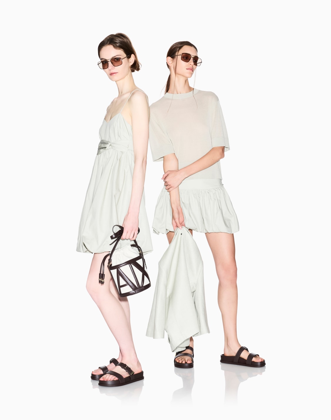 ィスコスリネン-バックスリット半袖ニットプルオバ-ベジュ--armani-exchange