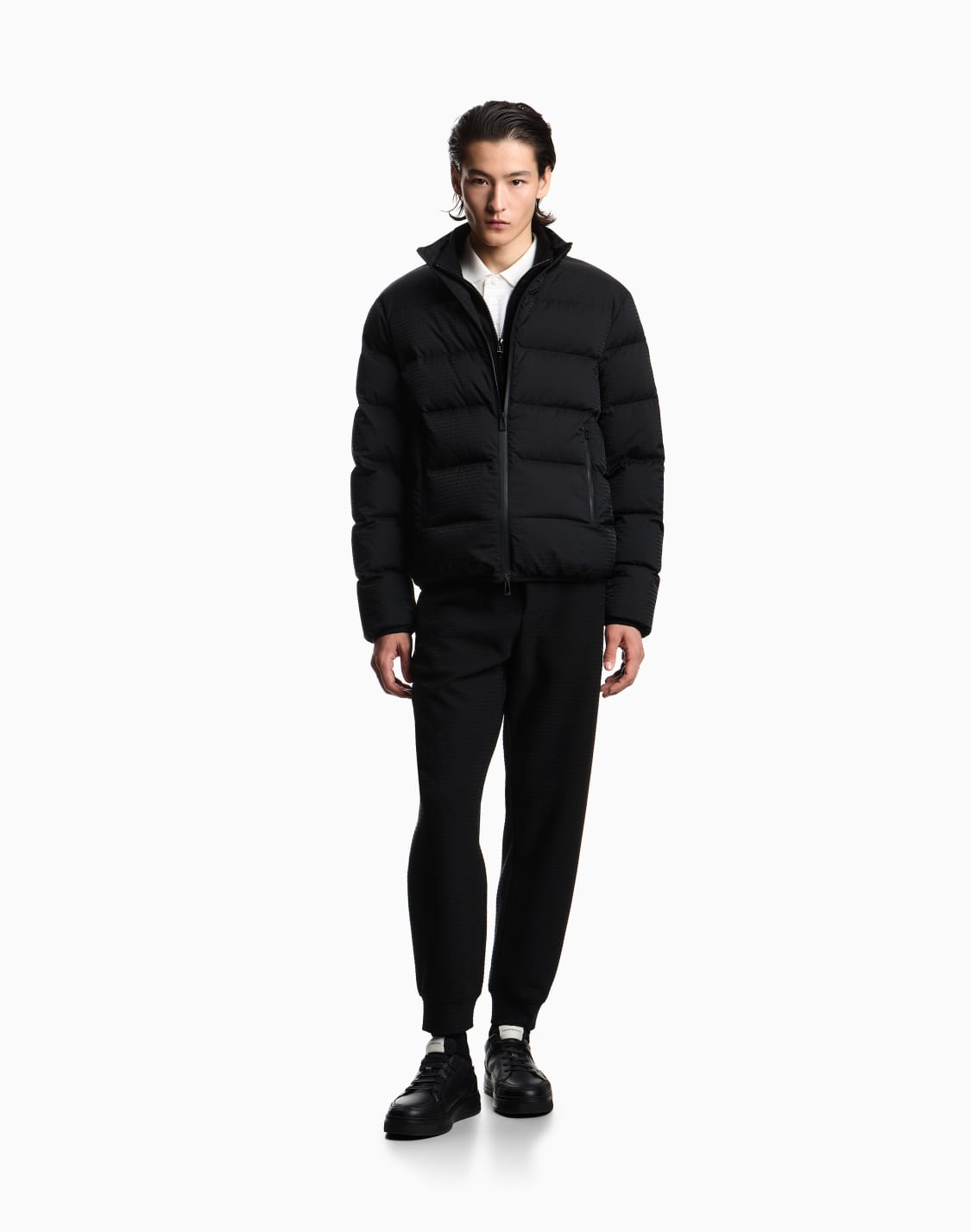 water-repellent-quilted-nylon-down-jacket-with-jacquard-logo-lettering-black--emporio-armani