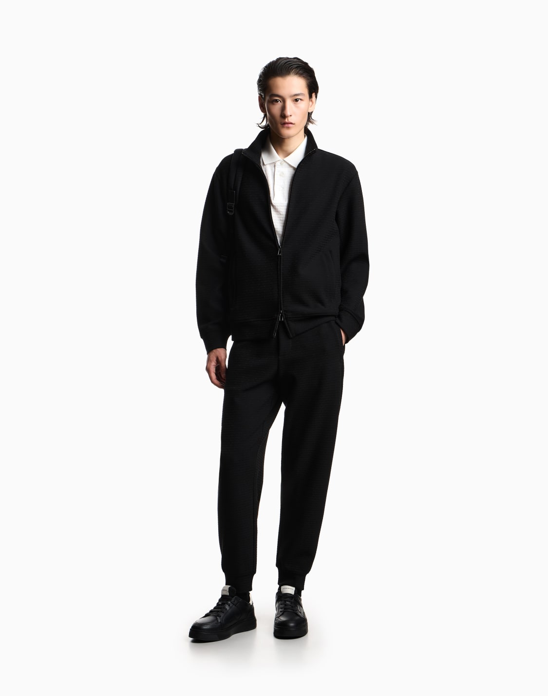 full-zip-sweatshirt-in-lyocell-blend-interlock-jersey-with-jacquard-lettering-black--emporio-armani