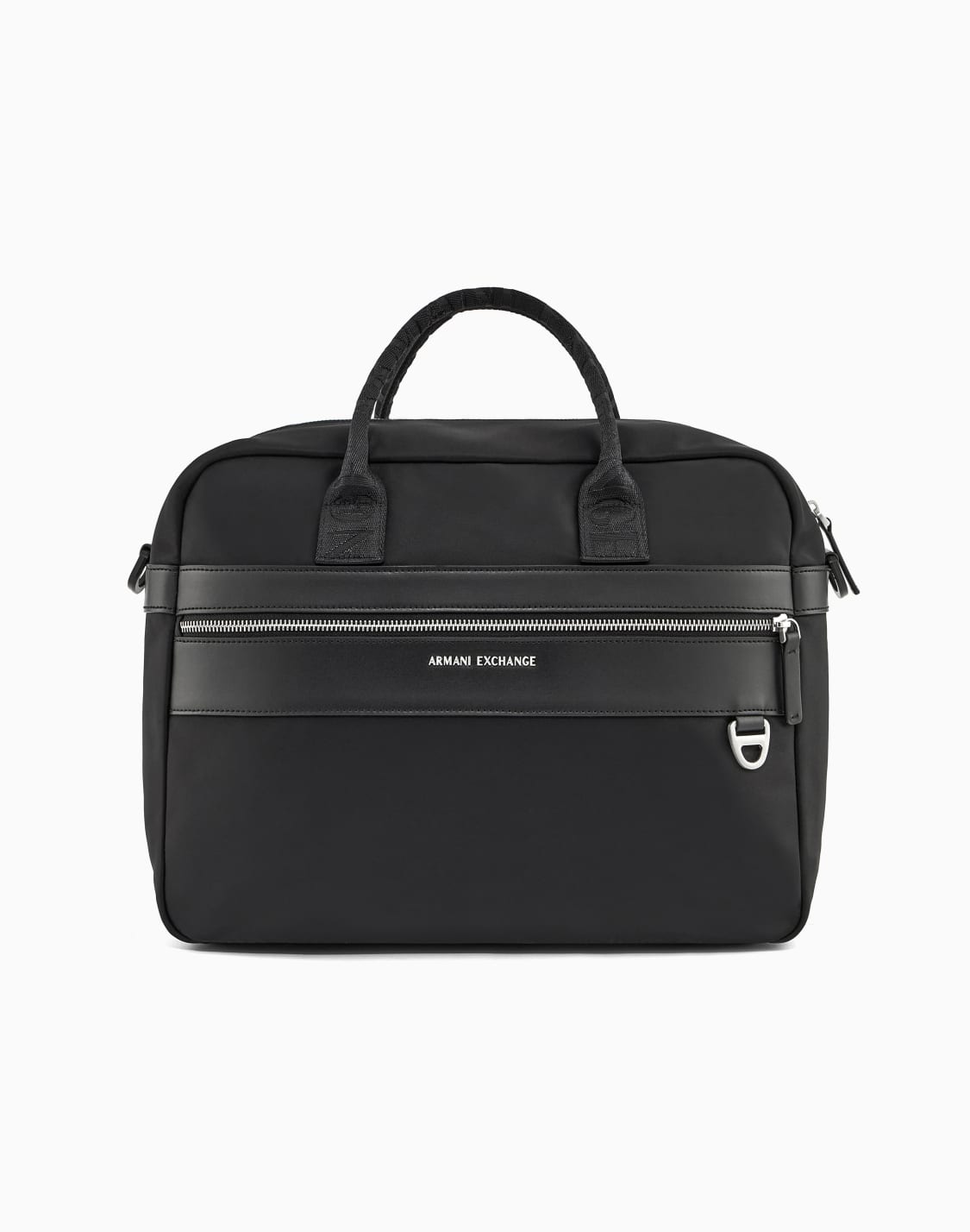 axロゴ-ナイロン-トトバッグ-ブラック--armani-exchange
