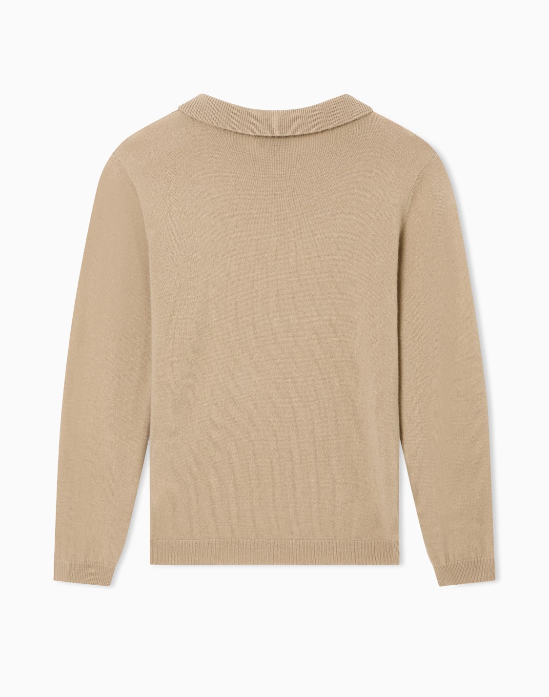 2-piece-polo-neck-sweater-in-icon-cashmere-beige--emporio-armani