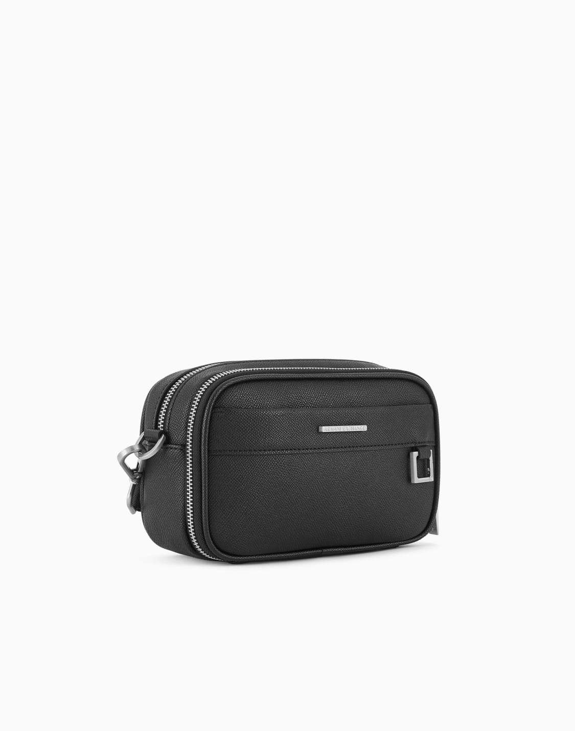 axロゴ-ショルダバッグ-ブラック--armani-exchange