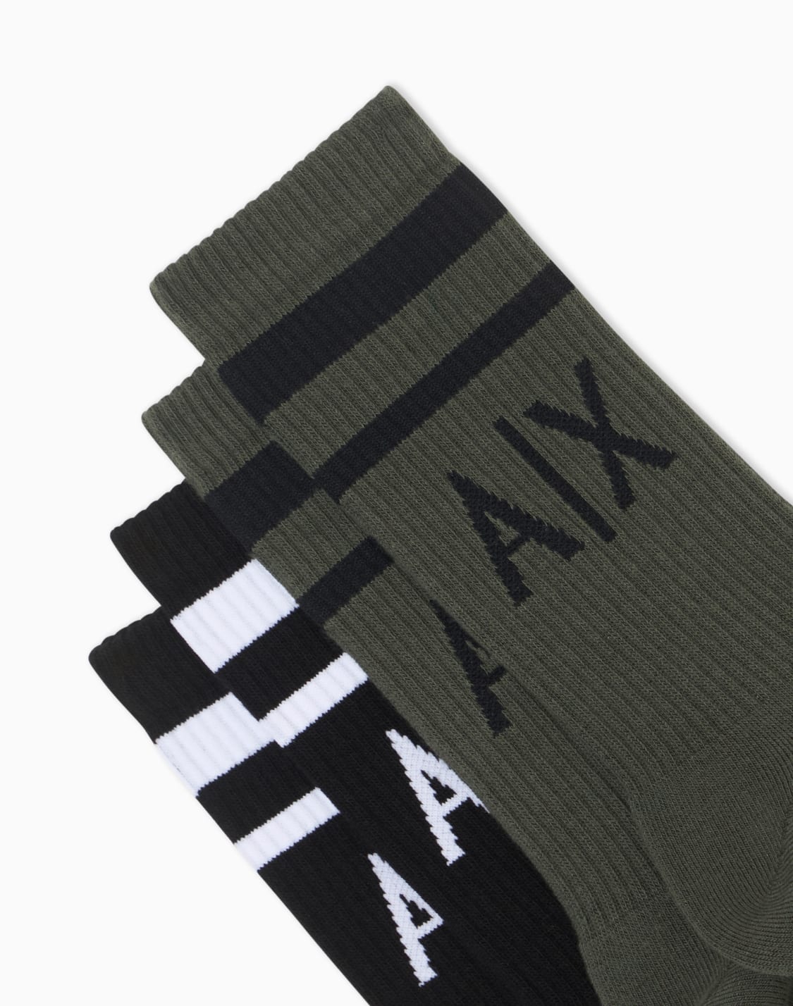 pack-de-2-pares-de-calcetines-con-logo-verde--armani-exchange