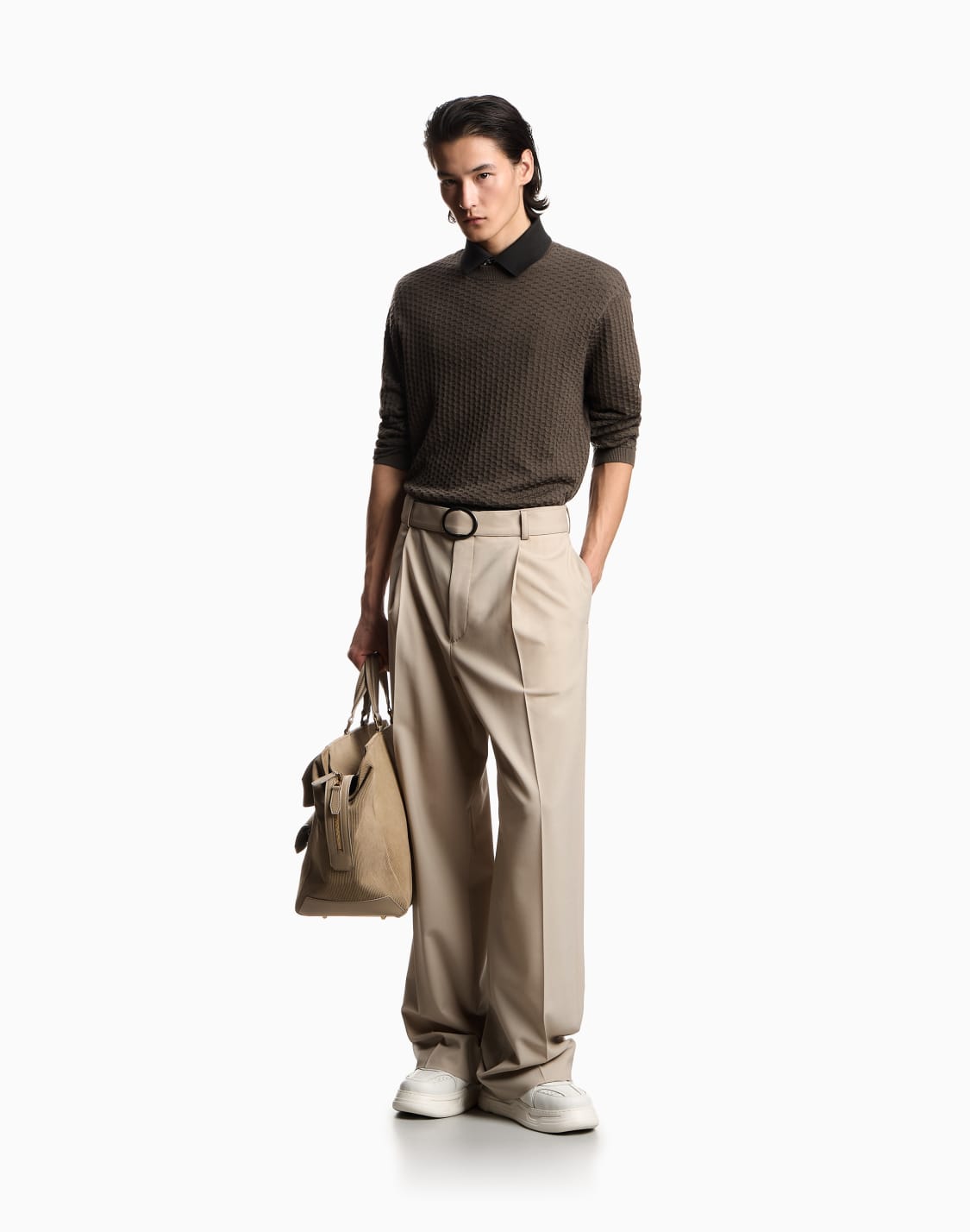 fancy-stitch-virgin-wool-sweater-brown--emporio-armani