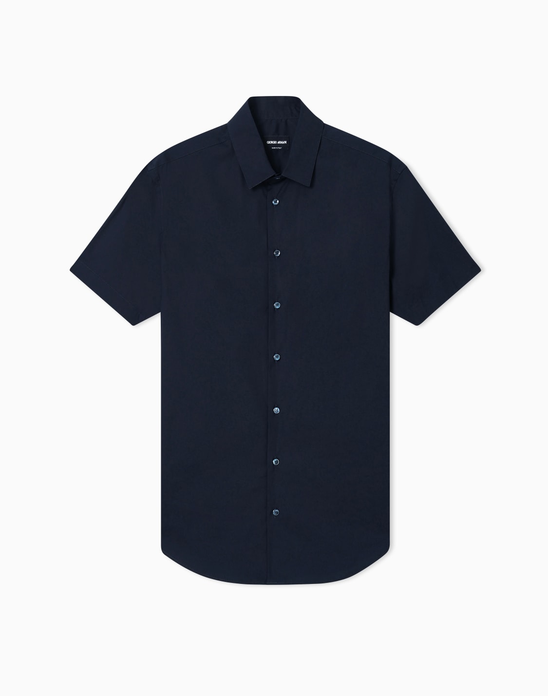 short-sleeved-stretch-plain-knit-shirt-navy-blue--giorgio-armani