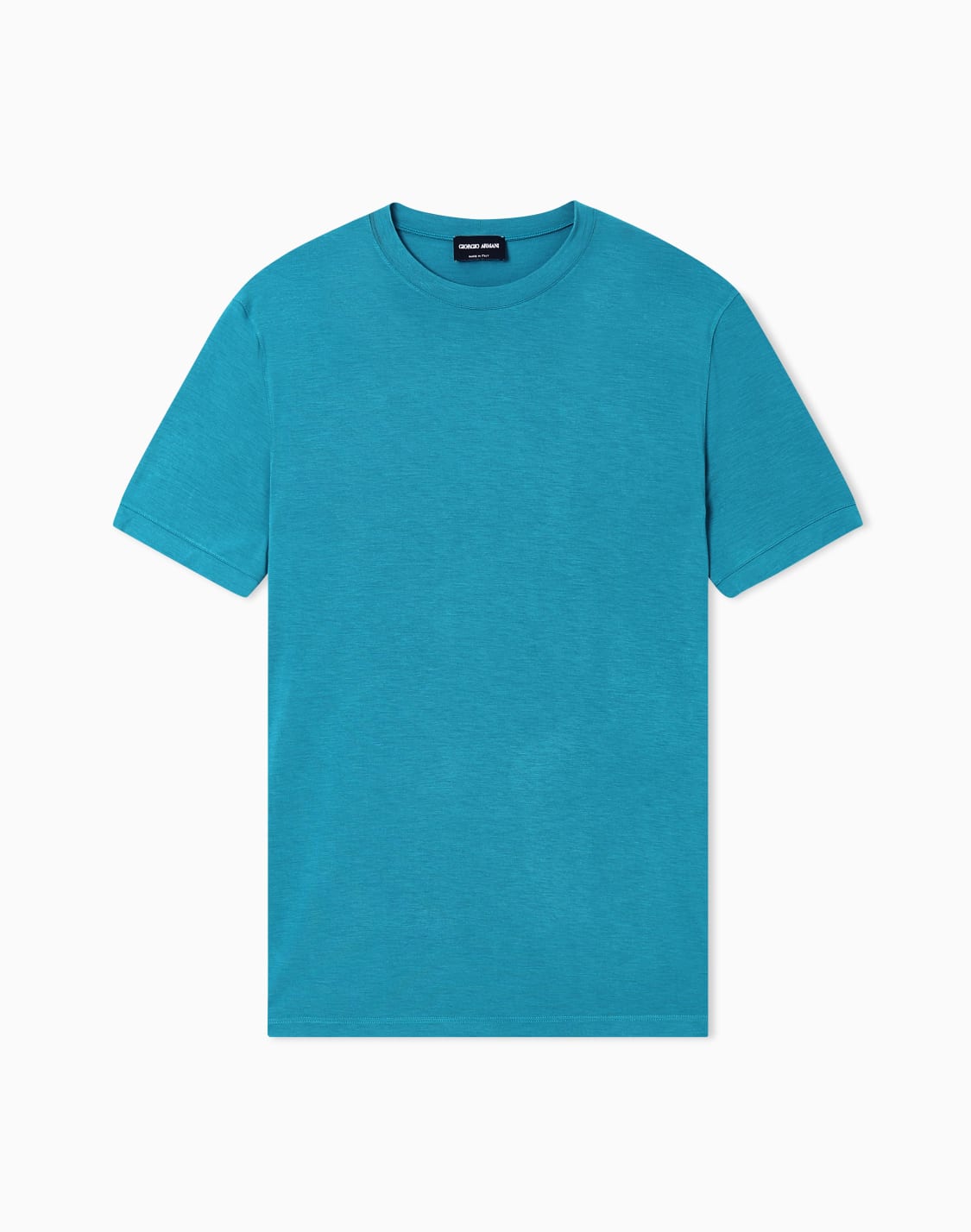 camiseta-de-punto-de-viscosa-elstico-con-cuello-redondo-y-manga-corta-verde--giorgio-armani