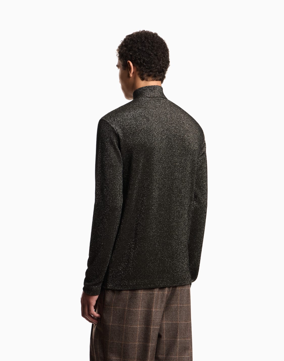 jersey-de-cuello-alto-en-punto-de-lrex---emporio-armani
