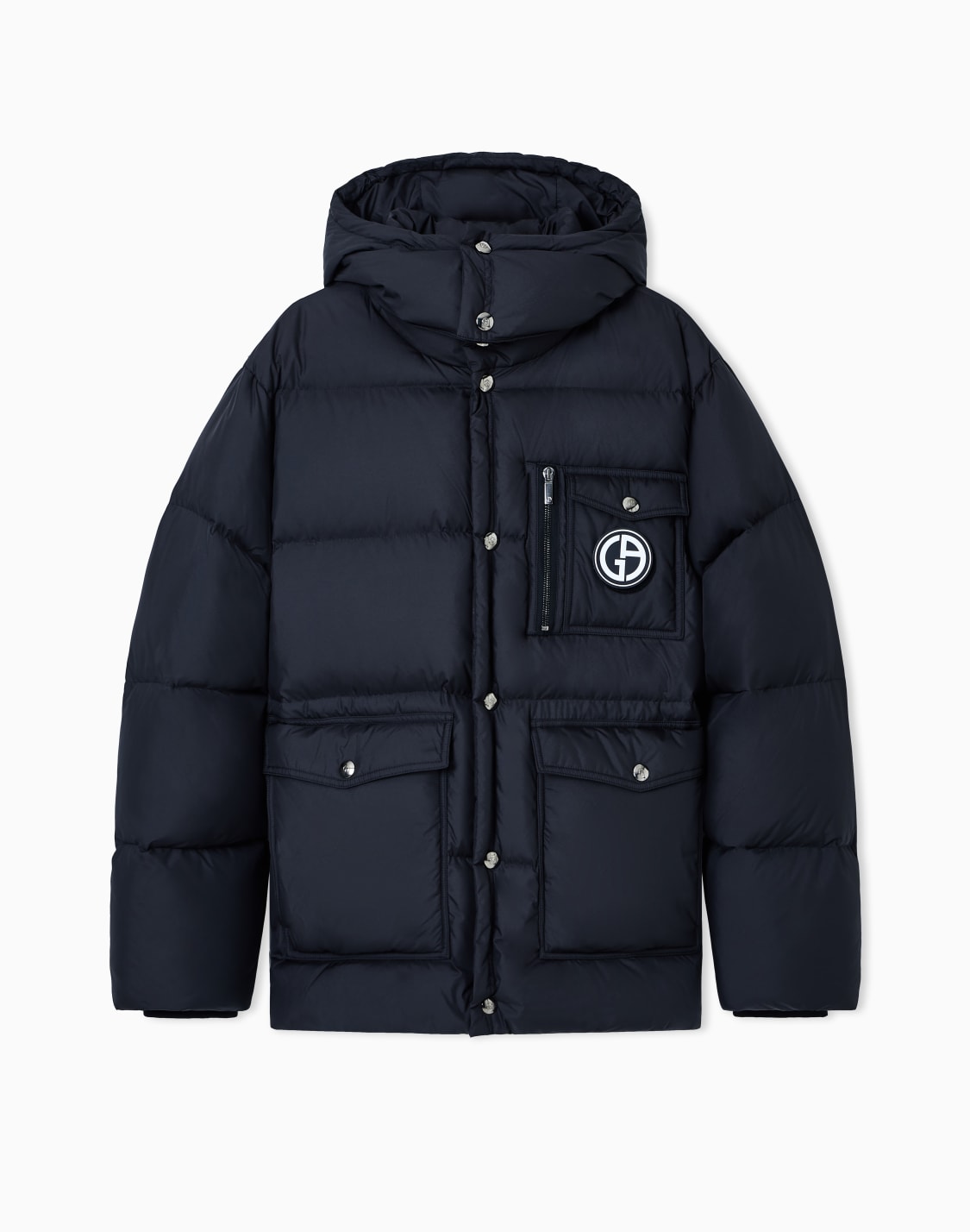 bomber-con-capucha-acolchada-de-pluma-de-oca-asv-negro--giorgio-armani
