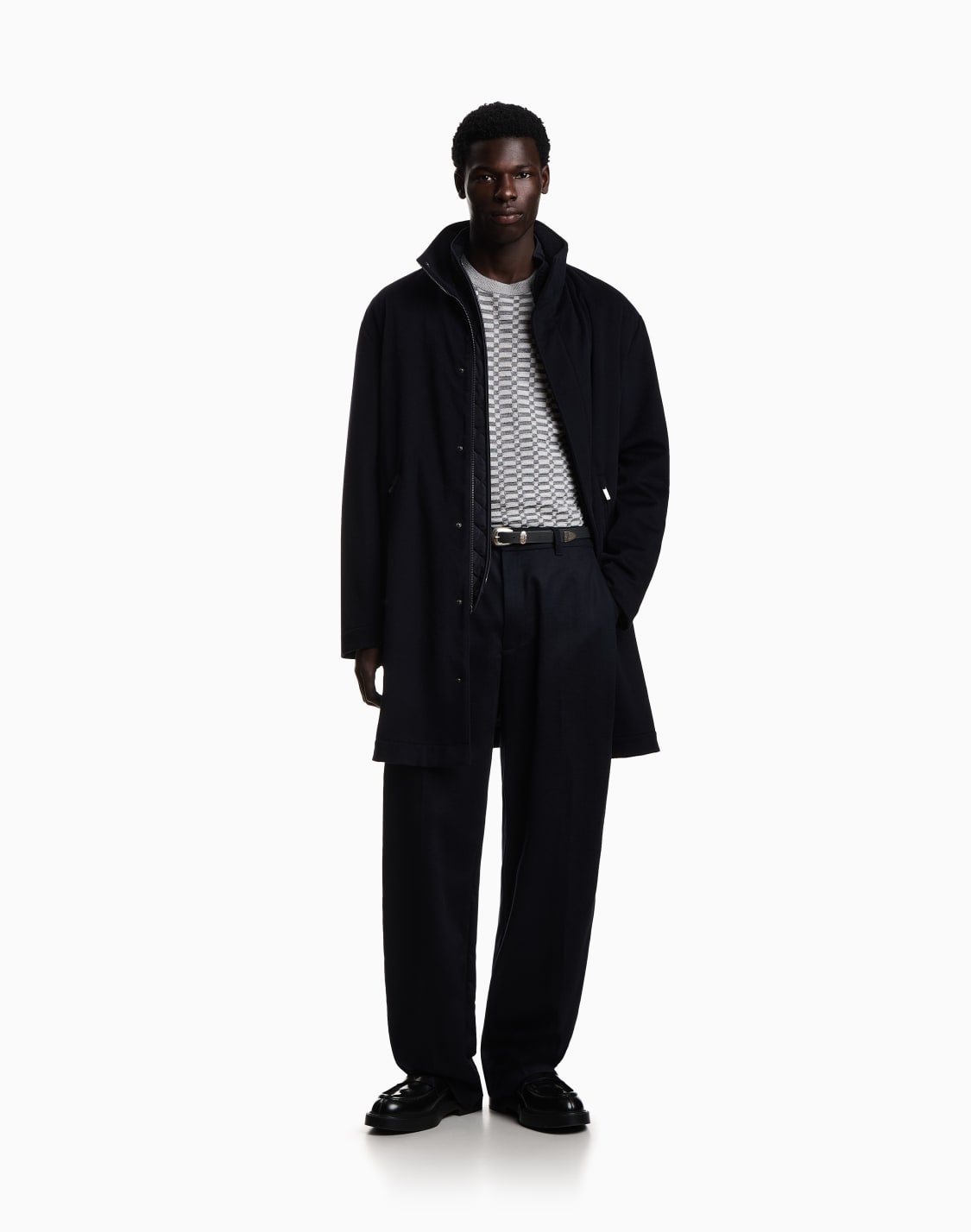 optical-textured-virgin-wool-sweater-grey--emporio-armani