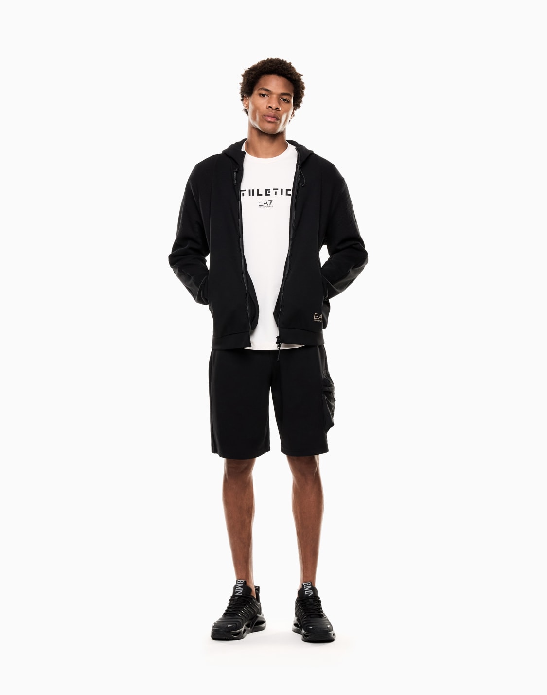 ショトパンツ-ブラック--ea7