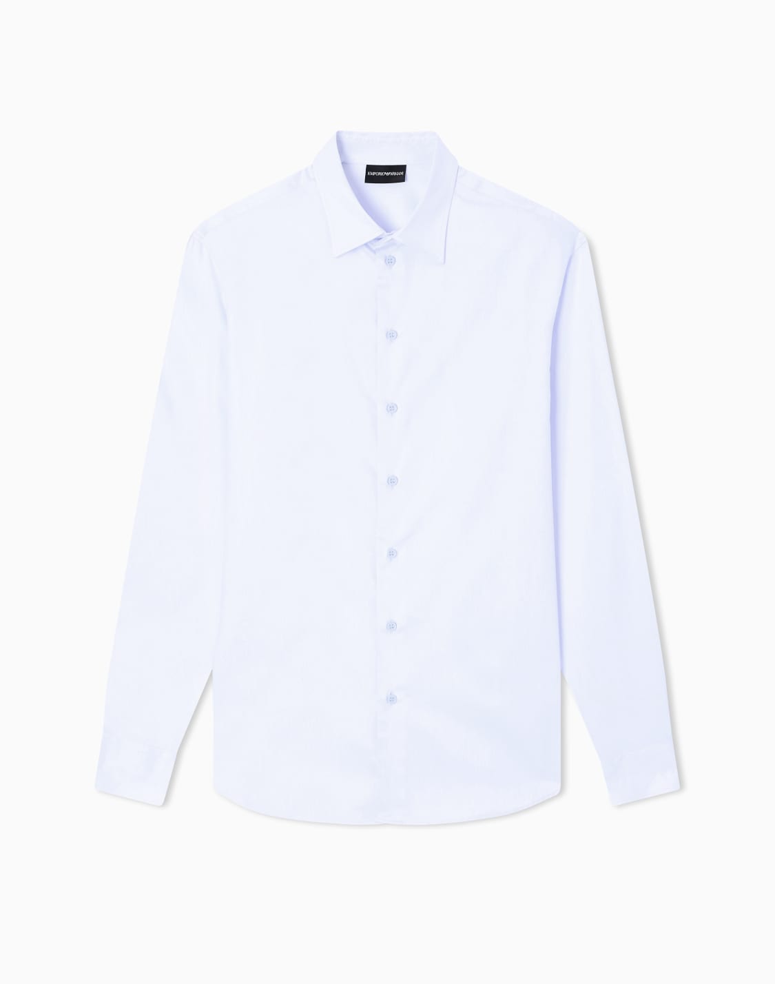 cotton-poplin-shirt-blue--emporio-armani