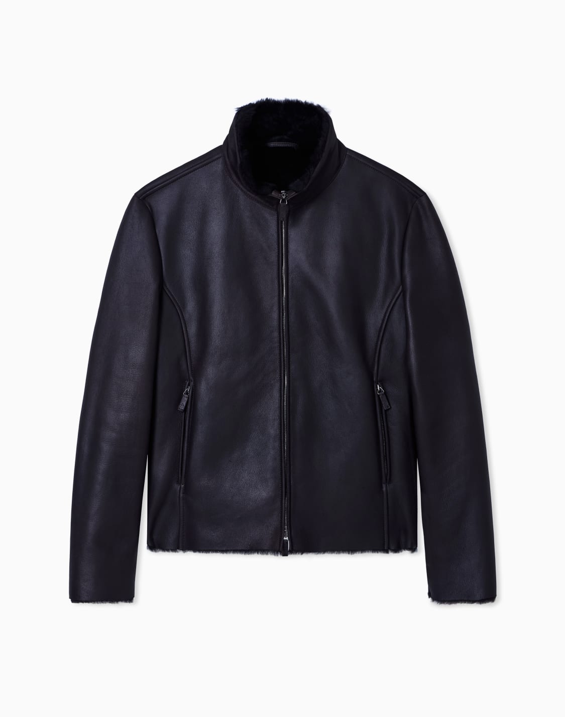 zipped-sheepskin-blouson-brown--giorgio-armani