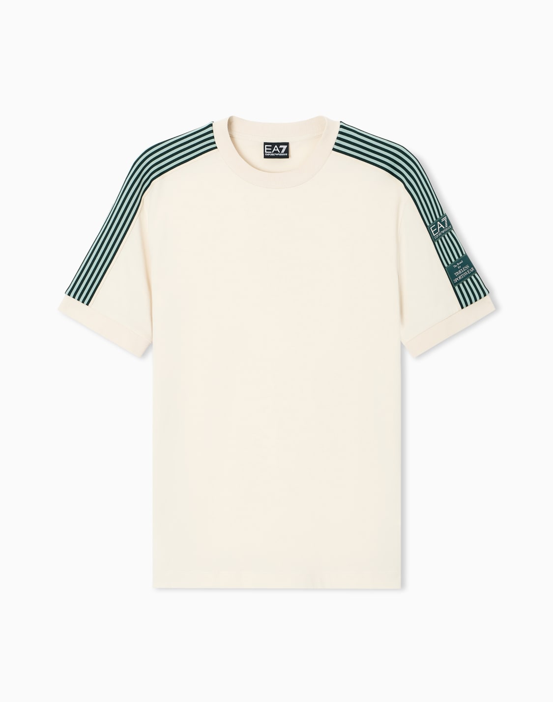 レギュラフィットtシャツ-ベジュ--ea7