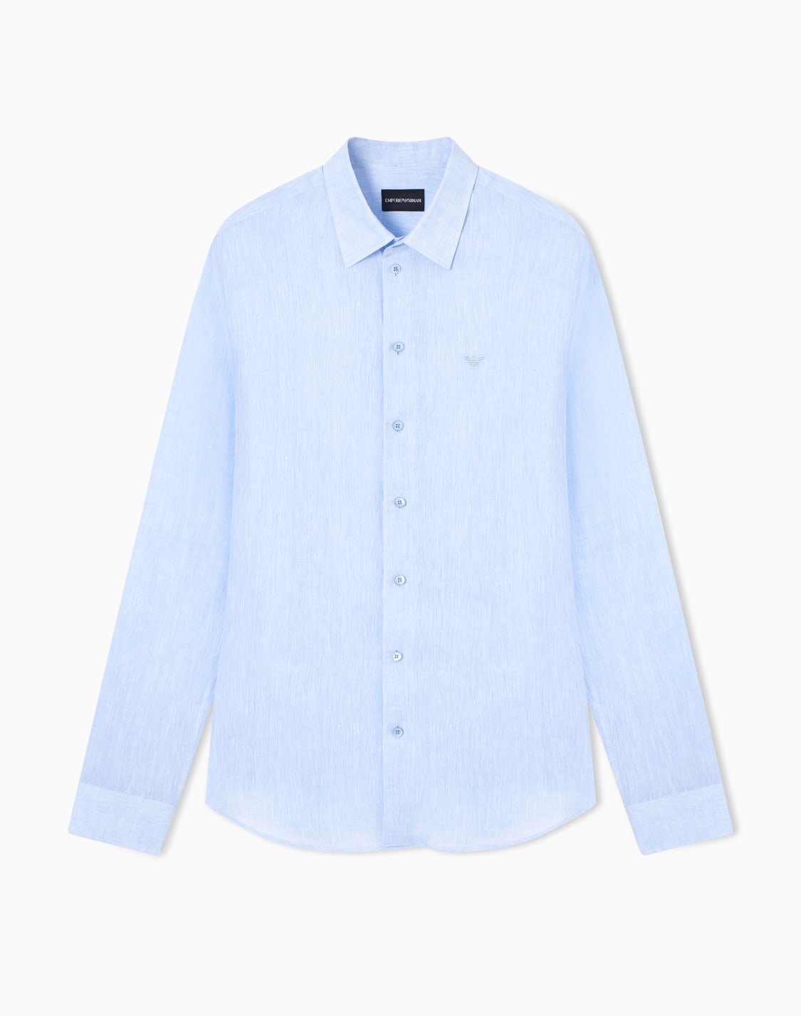 solid-color-linen-shirt-light-blue--emporio-armani