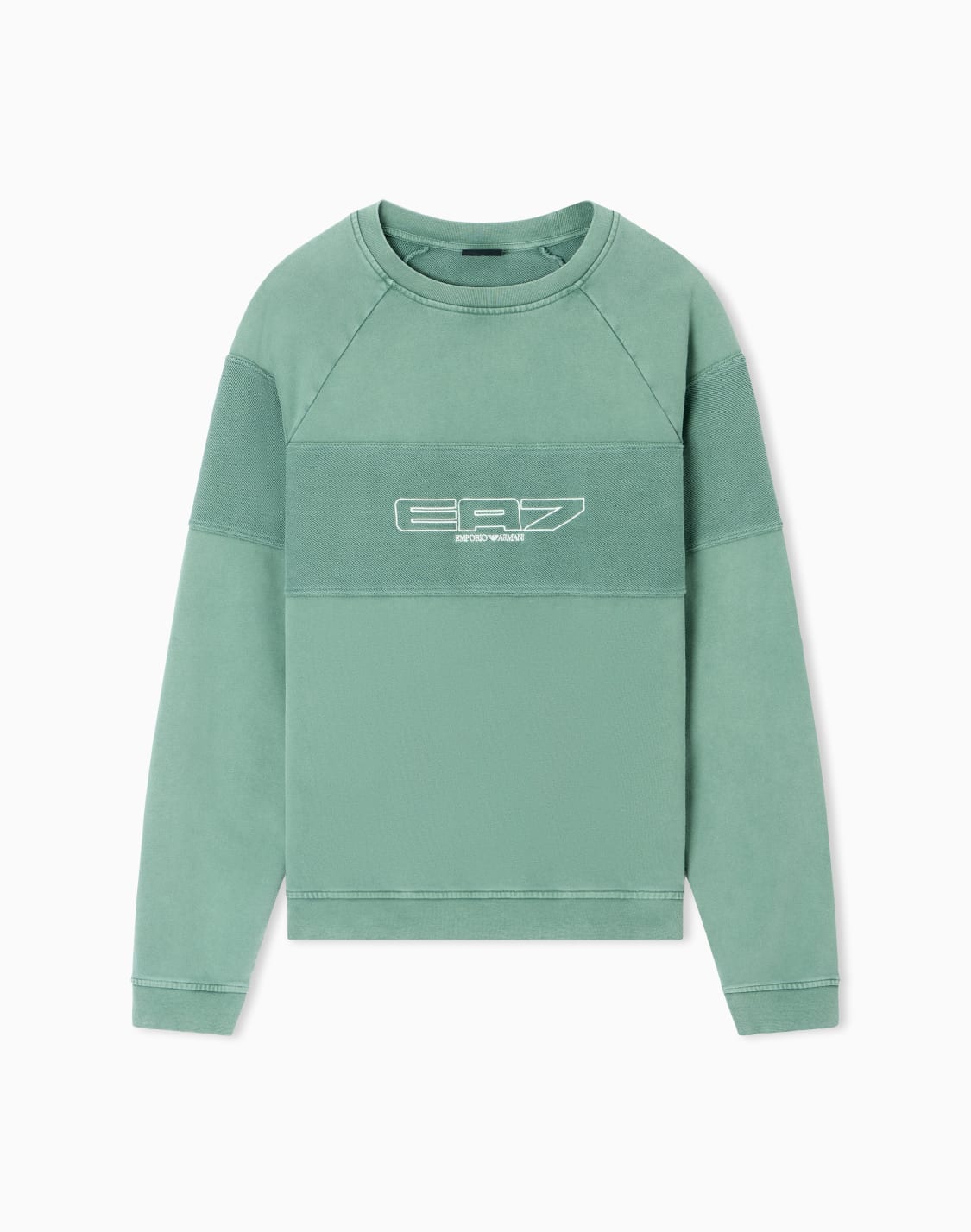 sudaderas-sin-capucha-verde--ea7