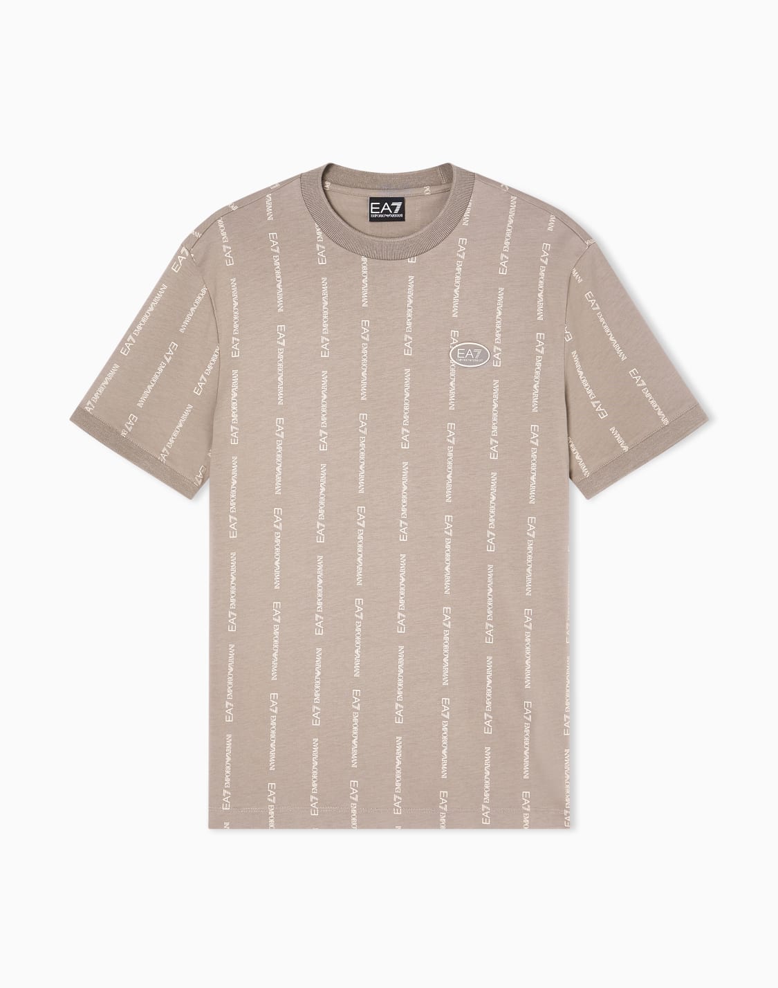 レギュラフィットtシャツ-ベジュ--ea7