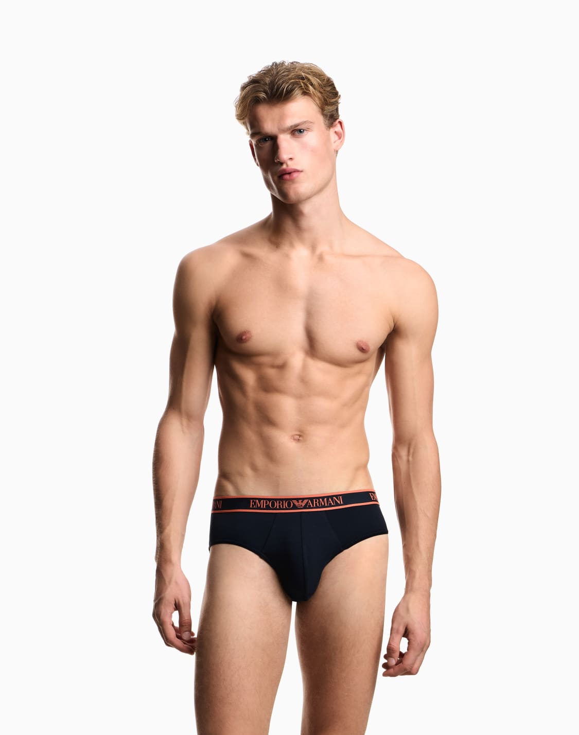 ブリフ3枚セット-core-ロゴ入りウエストバンド-ブル--emporio-armani