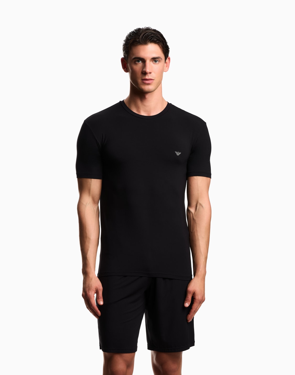 fitted-loungewear-t-shirt-in-soft-modal-black--emporio-armani