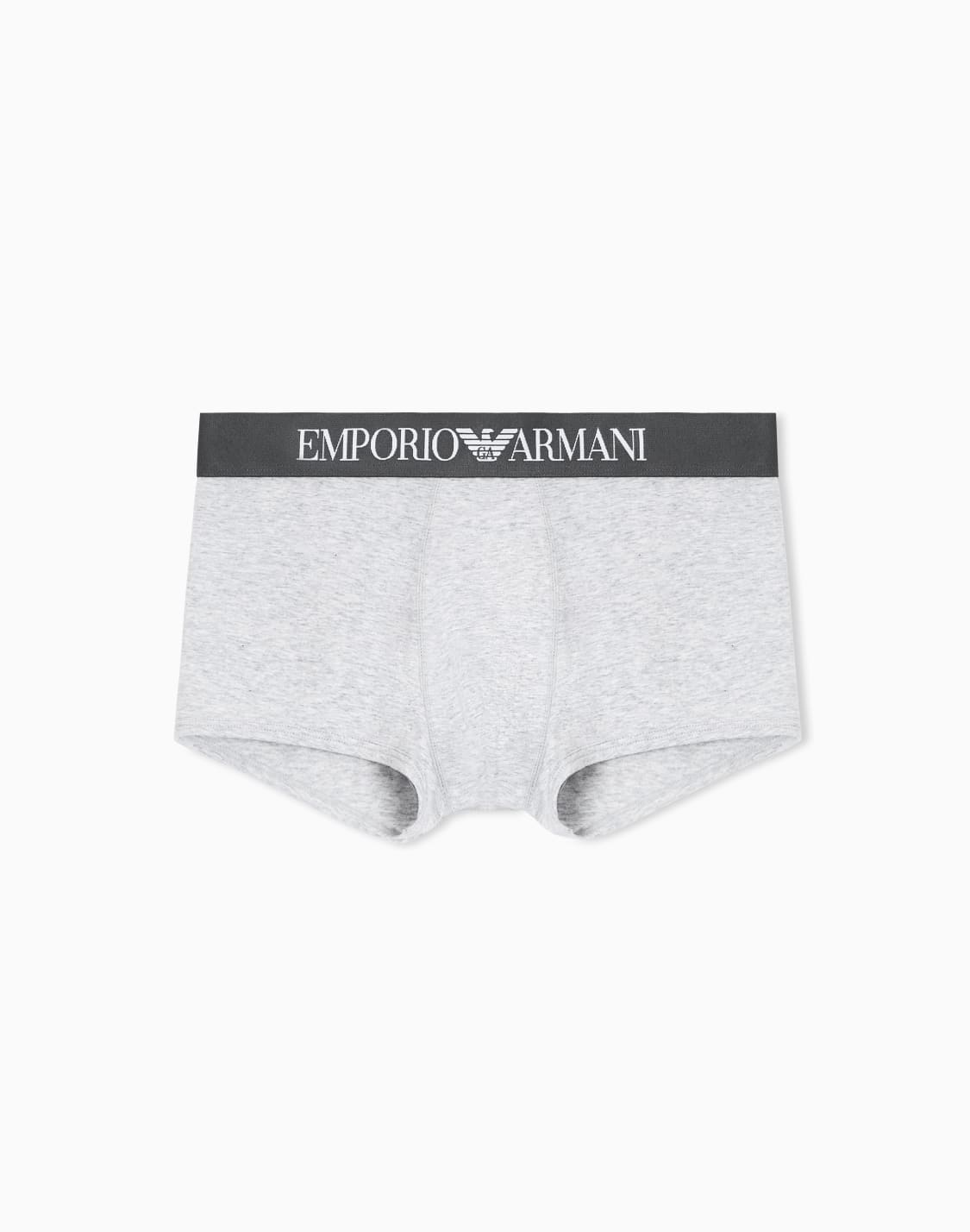 ベシックボクサブリフ-ロゴ入りウエストバンド-グレ--emporio-armani