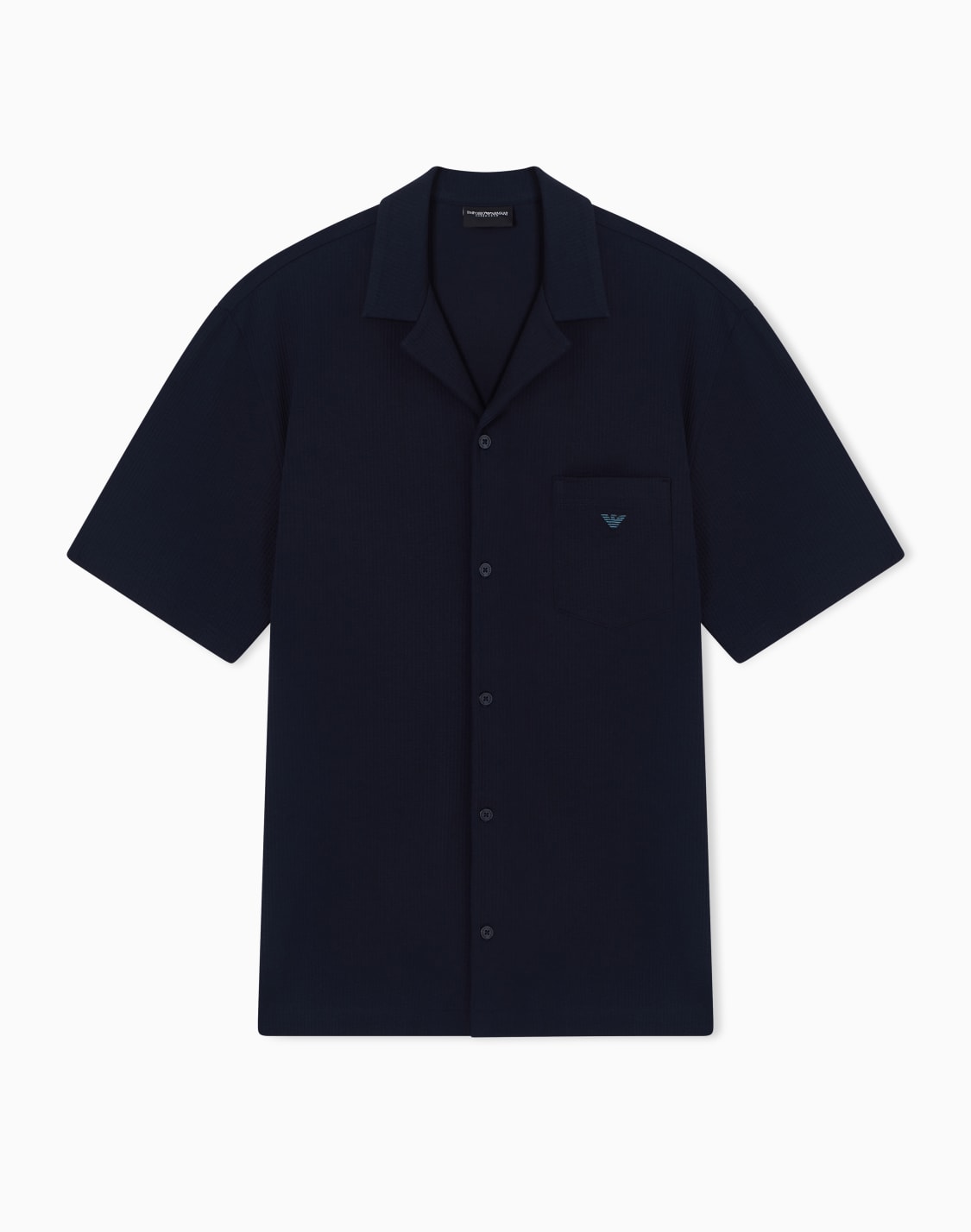 chemise-de-dtente-en-jersey-seersucker-bleu-marine--emporio-armani
