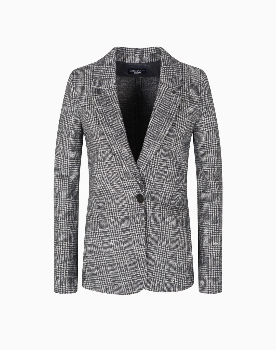 icon-prince-of-wales-check-compact-knit-jersey-single-breasted-blazer-grey--emporio-armani