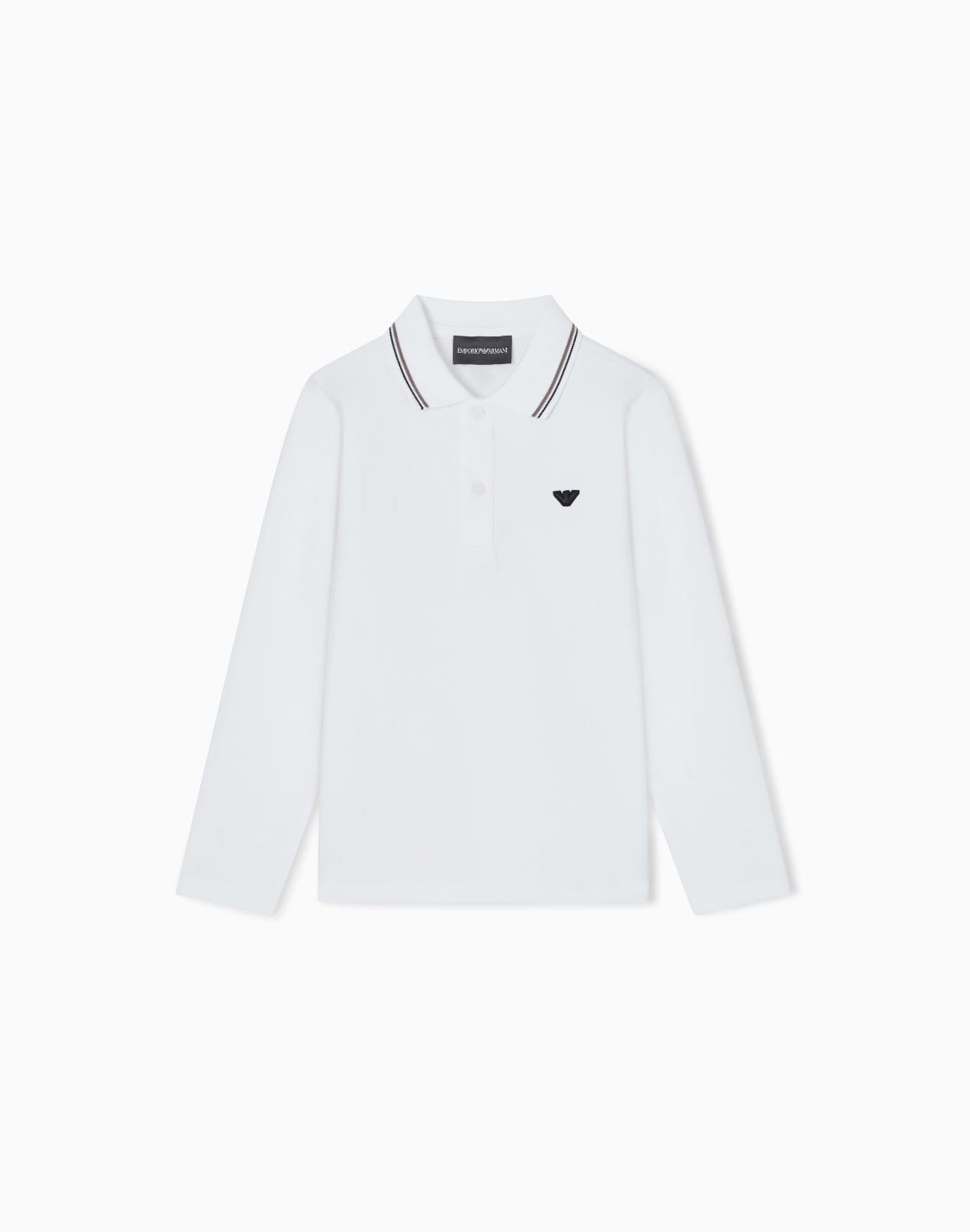 polo-shirts-white--emporio-armani